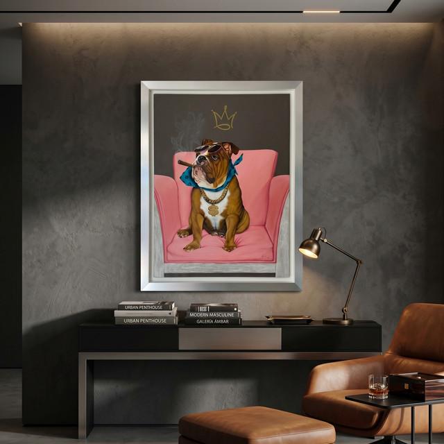 Cuadro personalizado de perro o gato con marco — Colombia